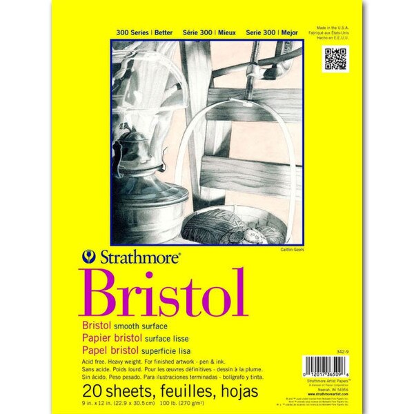 Strathmore 300 Series Bristol Smooth Pad 11x14